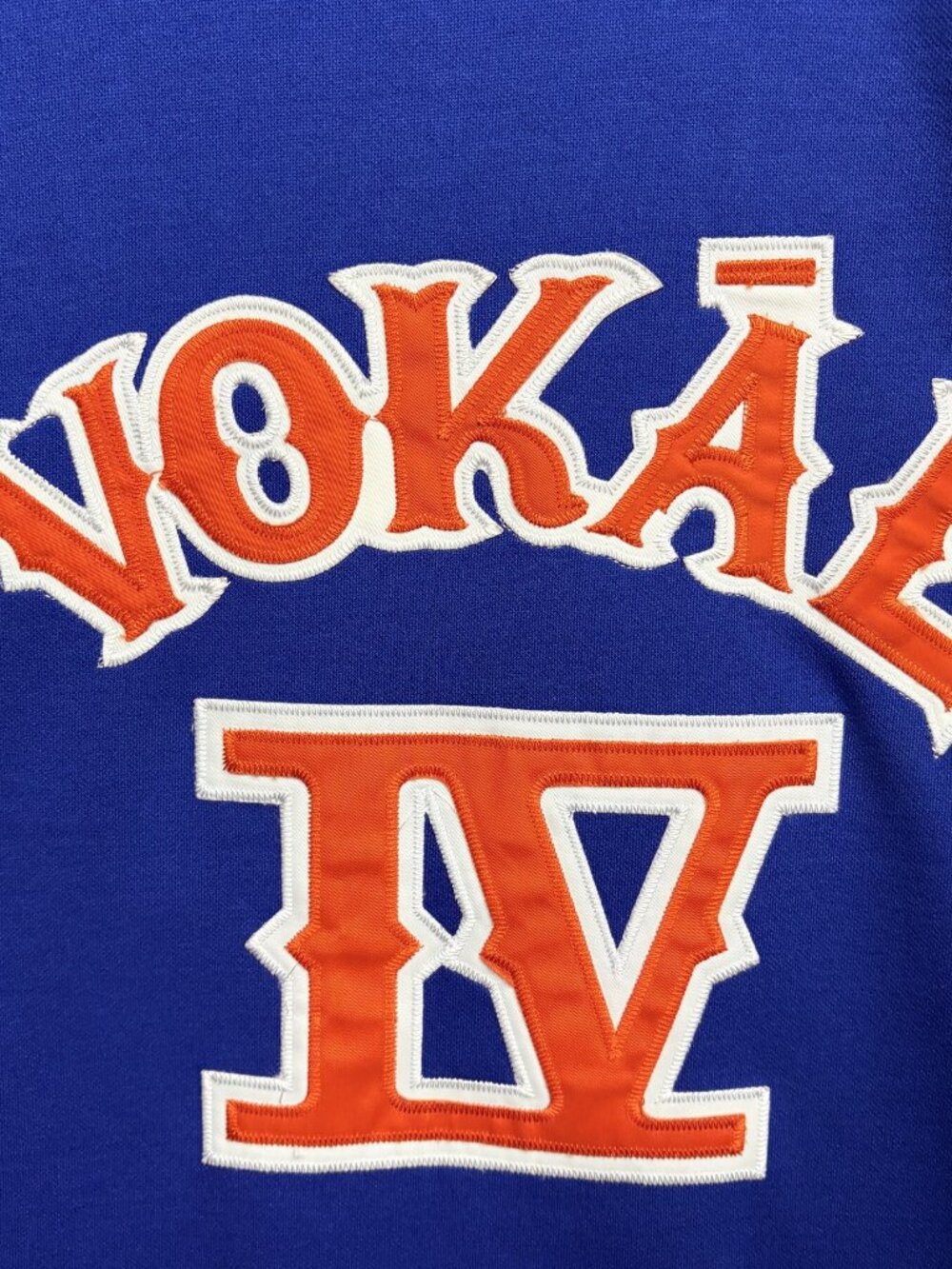 Vokal Classic Basketball Jersey Men's 2XL Blue Orange IV Stitched Y2K Hip Hop - Picture 4 of 9